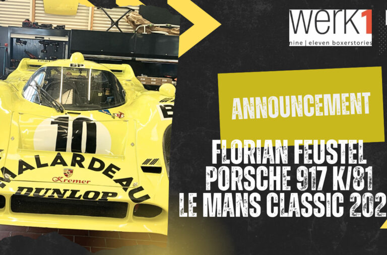 LE MANS CLASSIC 2025 | Malardeau-Kremer-Porsche 917 K:81 Bob Wollek | Florian Feustel | Announcement