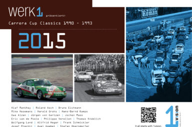 Darauf haben Fans der Neunelfer-Generation 964 schon lange gewartet – werk1 präsentiert den Wandkalender CARRERA CUP CLASSICS 1990 – 1993.