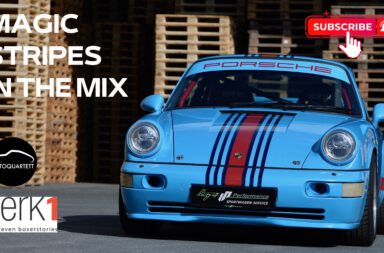 MAGIC STRIPES in the Mix | Frisch angemischt – berühmter Sponsorlook auf dem Mittelblau eines 964 C2